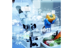 Biotechnology novel food lab.